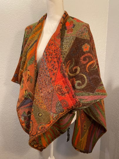Customer photo review of Classic cape - Autumn Abstract