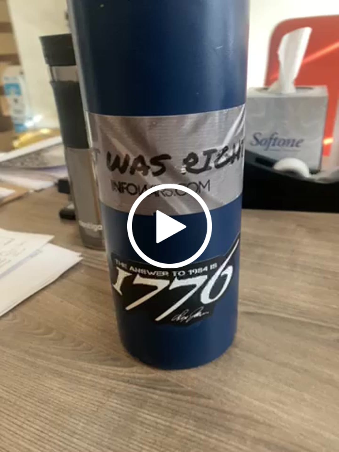 Customer video review of The Answer to 1984 Decal