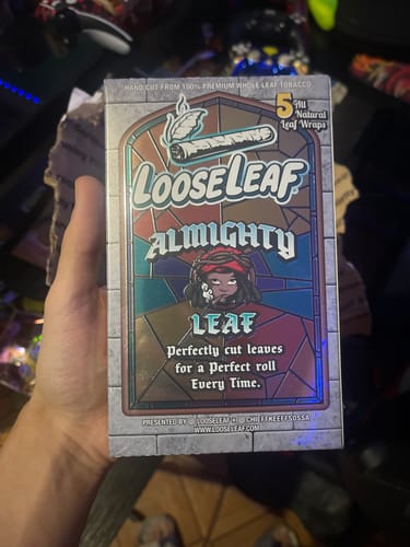 Customer photo review of Chief Keef “Almighty Leaf” LooseLeaf 5-Pack Wraps (40 Count)