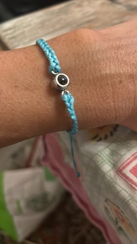 Customer photo review of Bracciale con foto personalizzato