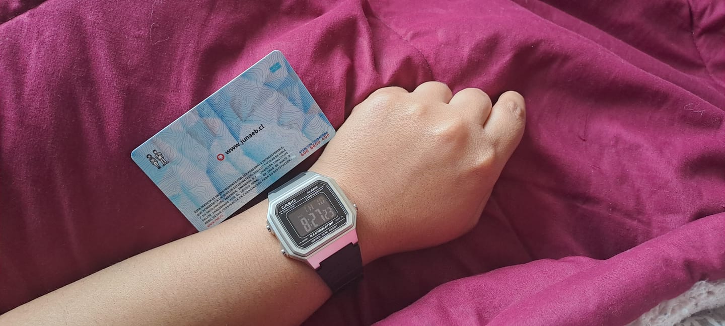 Customer photo review of Reloj Casio Vintage W-217HM-7BV Plateado/Negro