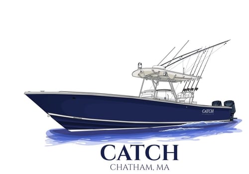 Customer photo review of Custom Digital Boat Artwork