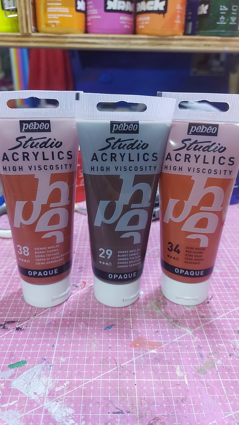 Customer photo review of Pebeo Studio - Acrílicos Tubos 100 ml
