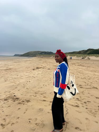 Customer photo review of The Mixed Tape Jumper