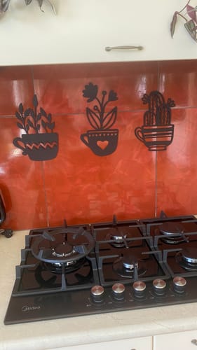 Customer photo review of Plant Teacups Wall Art Set