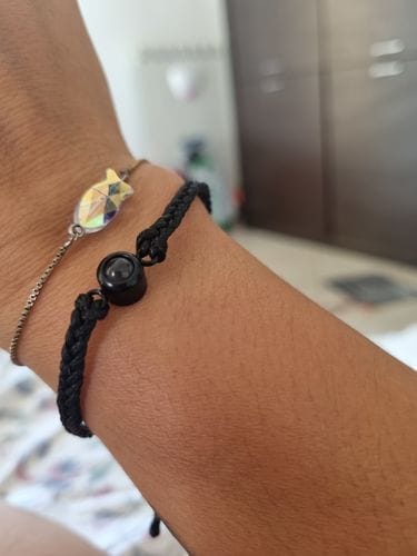 Customer photo review of Bracciale con foto personalizzato