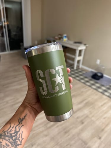 Customer photo review of Bundle (6) Custom Laser Engraved - 20oz Tumblers