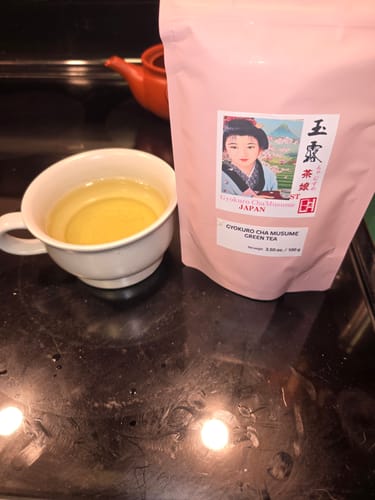 Customer photo review of Gyokuro Imperial Green Tea Cha Musume