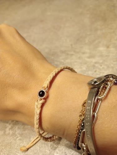 Customer photo review of Bracciale con foto personalizzato