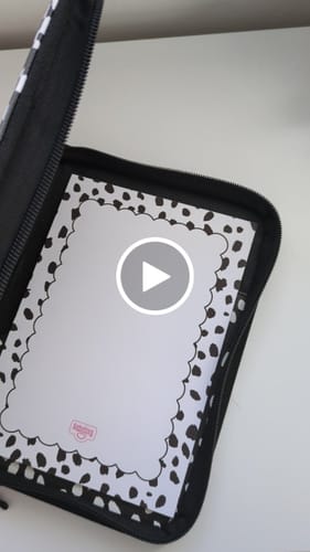 Customer video review of A5 Folio - Reverse Dalmatian