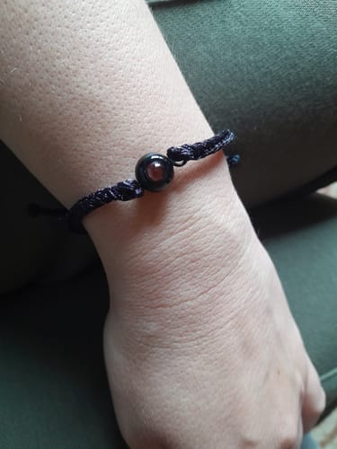 Customer photo review of Bracciale con foto personalizzato