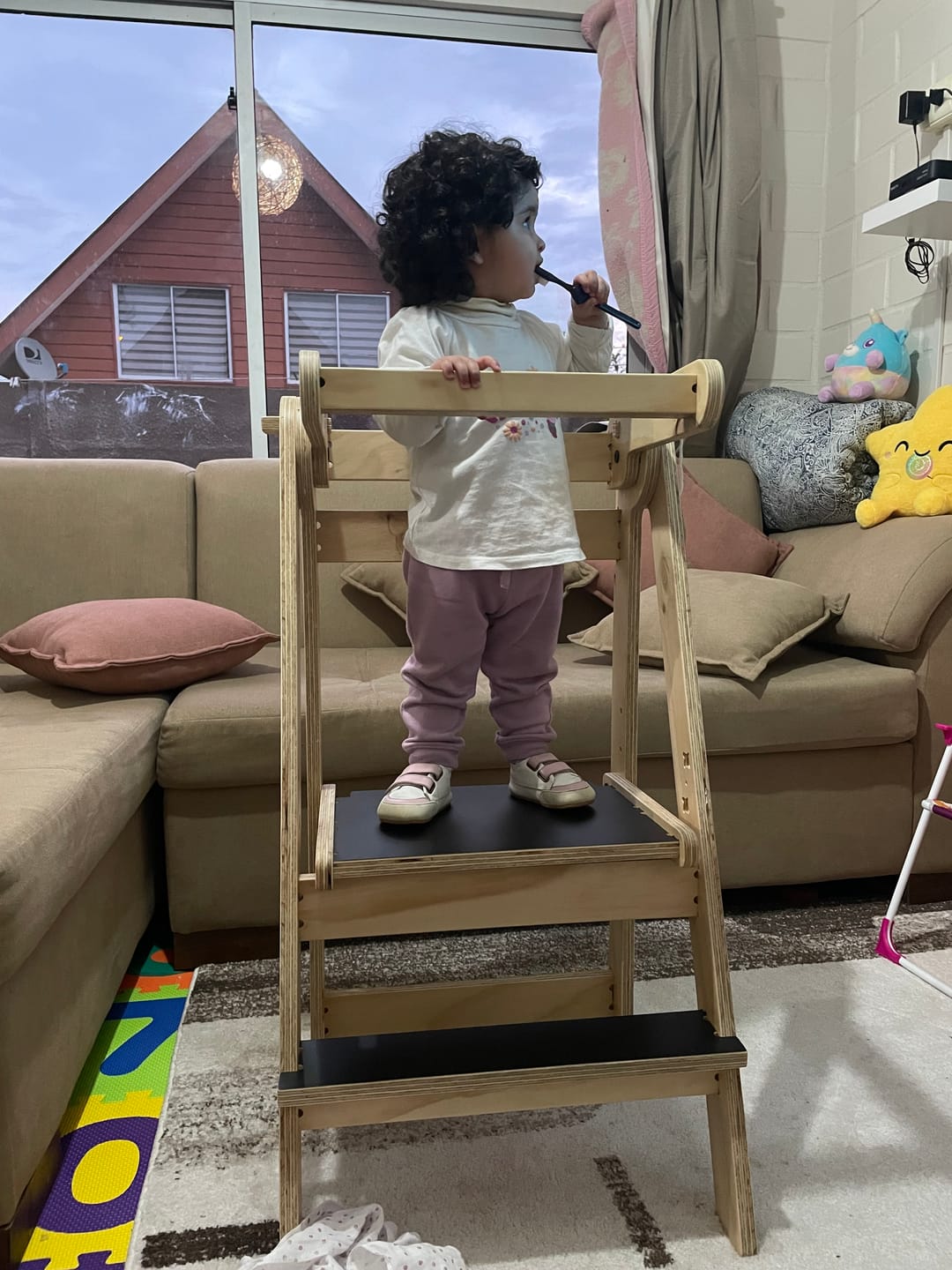Customer photo review of Torre de Aprendizaje Plegable