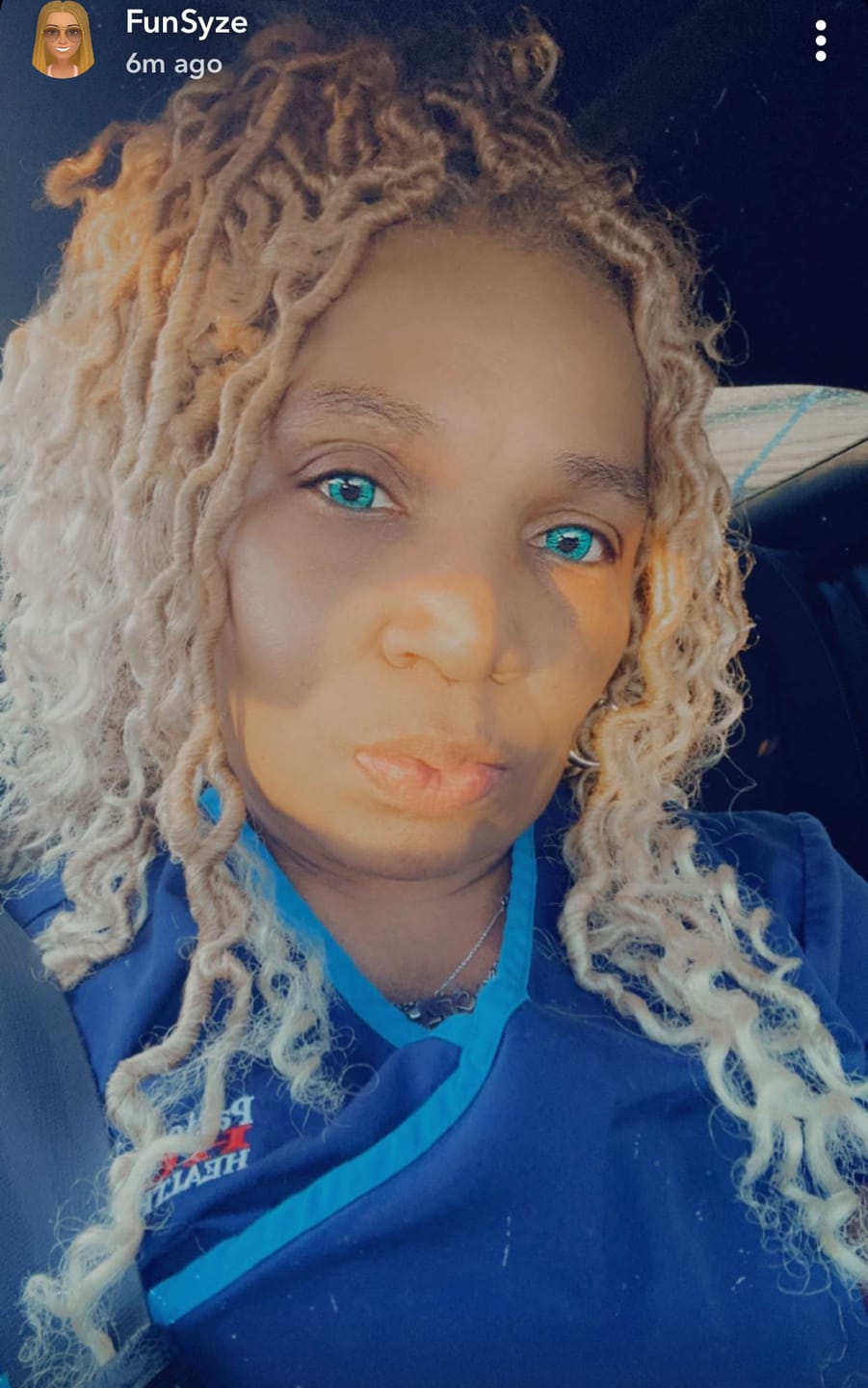 Customer photo review of Cosplay ICE Green Prescription Colored Contact Lenses