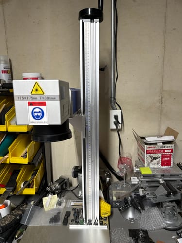 Customer photo review of Cloudray Laser Fiber Lift Table For Marking Machine