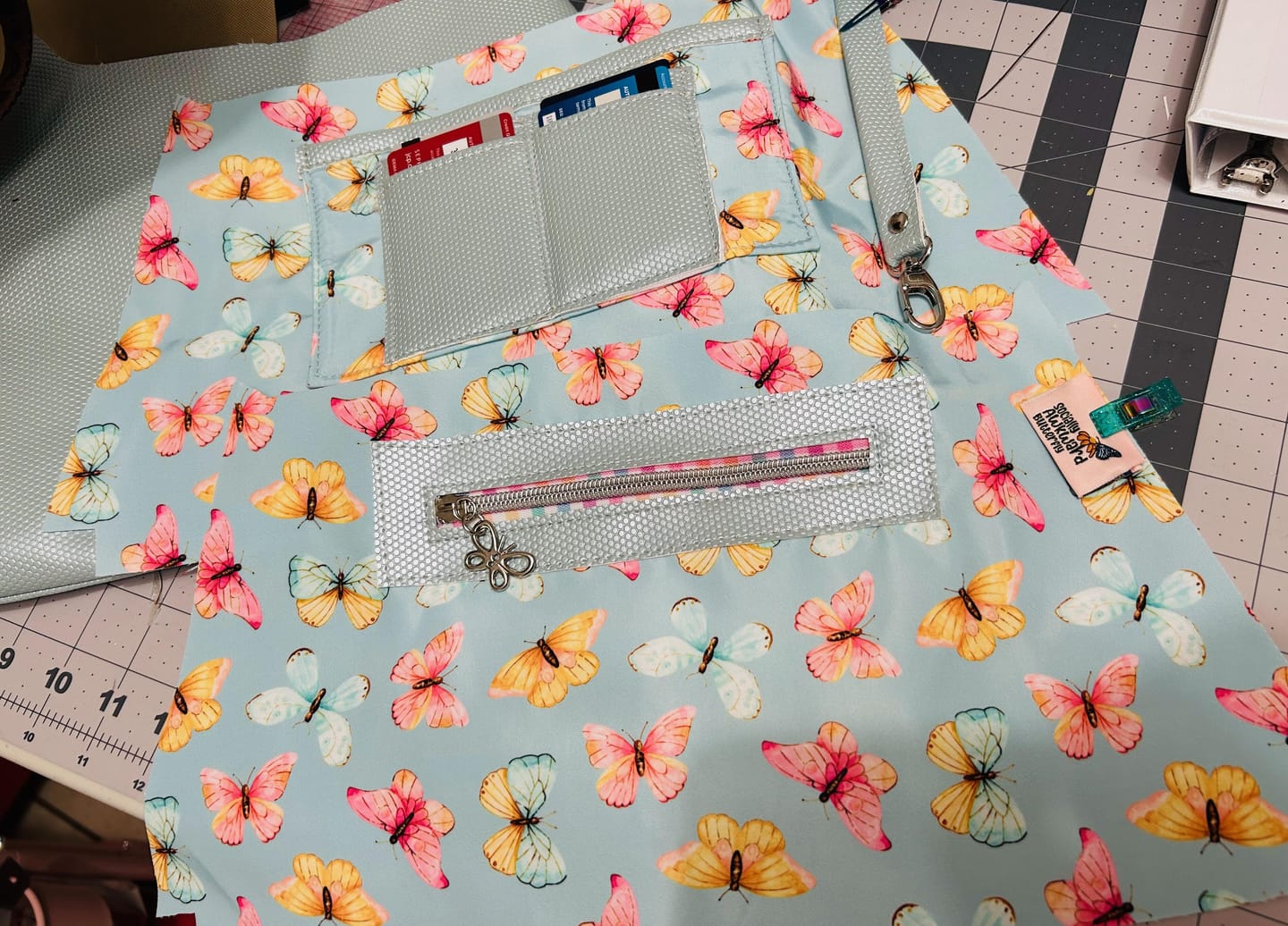 Customer photo review of Rainbow Gingham - #5 Silver Nylon Coil Zipper Tape