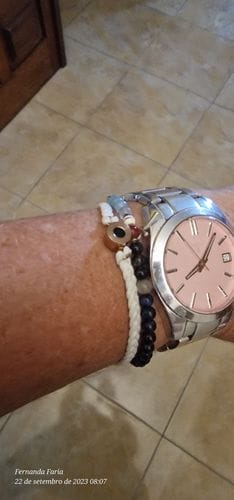 Customer photo review of Pulseira Personalizada com Foto