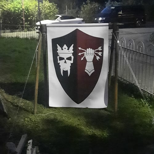 Customer photo review of Banner inkl. Druck