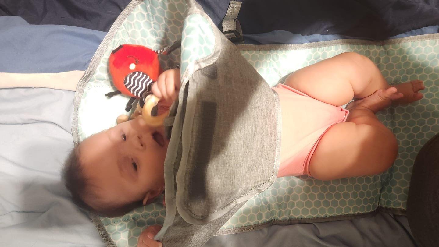 Customer photo review of Playtime Changing Pad™ - Excursion Edition