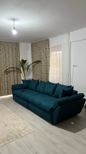 Customer photo review of Canapea extensibilă dumonde cu ladă de depozitare si sezut confortabil din spuma HR, Loana Verde Petrol 300x100 cm