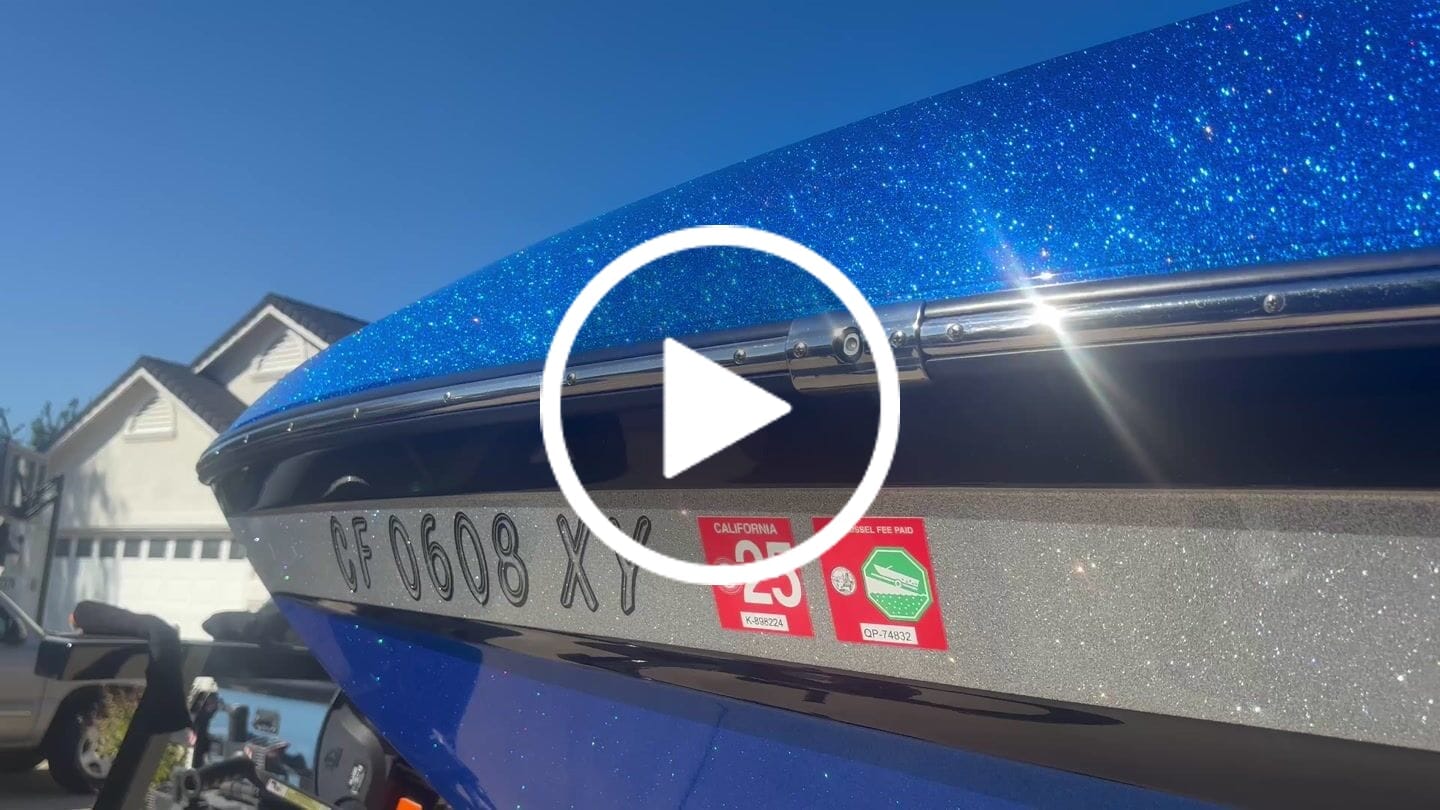 Customer video review of HDO orange foam cutting/polishing pad