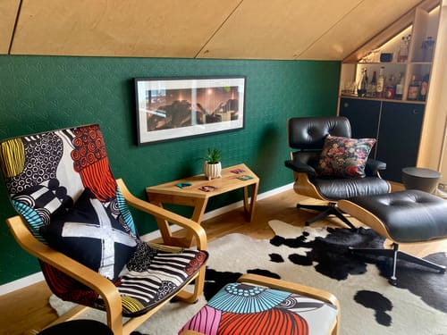 Customer photo review of Deco Paradiso - Anaglypta Wallpaper