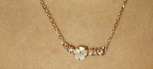 Customer photo review of Collier fleur Côme