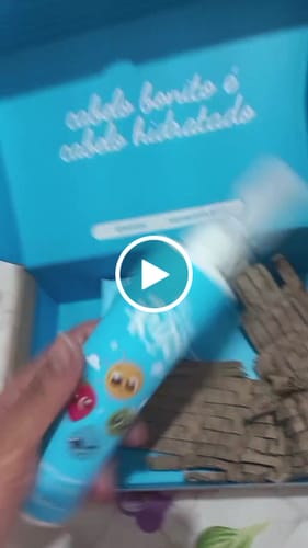 Customer video review of Kit Hidratação Kids
