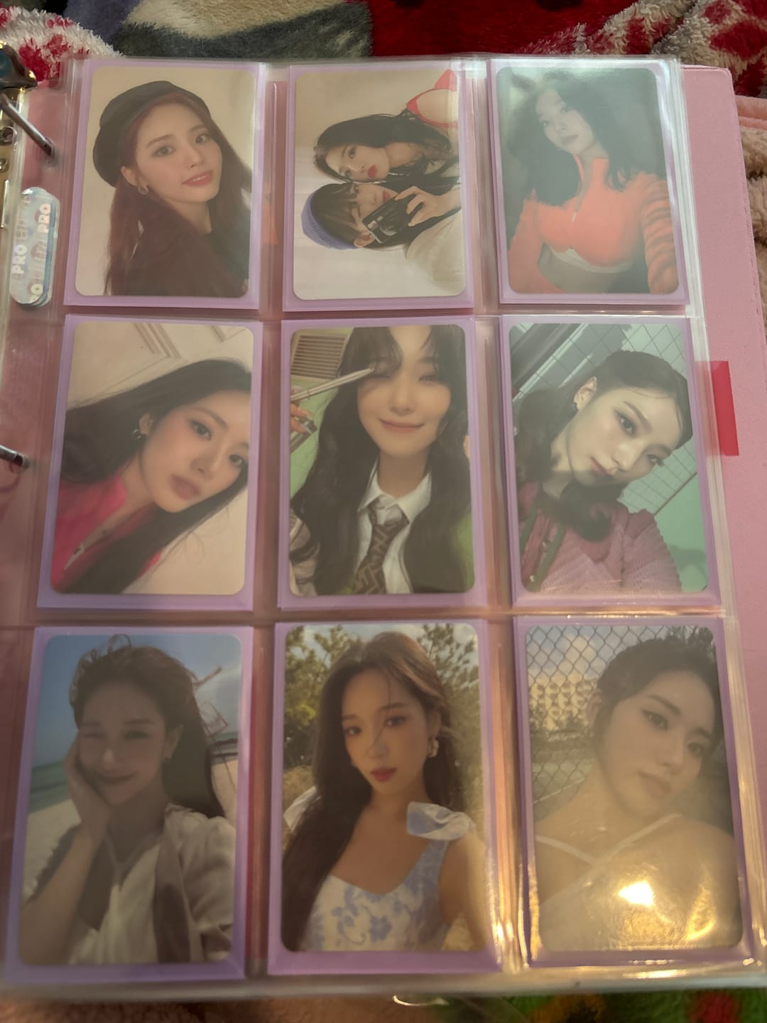 Customer photo review of COLORED PHOTOCARD SLEEVES - 61x91mm