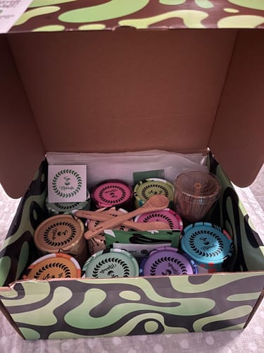 Customer photo review of Pack Sabores - Té Matcha Premium 100% Degustación