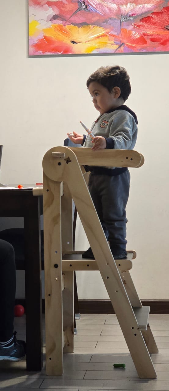 Customer photo review of Torre de Aprendizaje Plegable