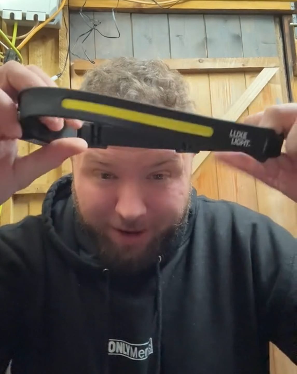 Customer photo review of LuxeLight LED Headtorch (FREE CASE)