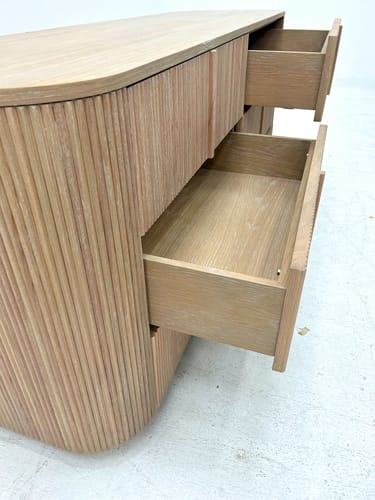 Customer photo review of Katrina Modern Sideboard 6-Drawer Dresser