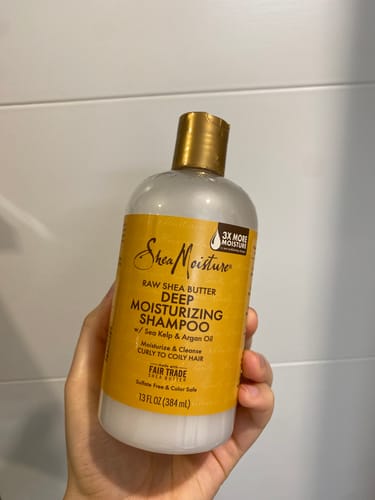 Customer photo review of Shea Moisture Raw Shea Butter Moisture Retention Champú 384ml