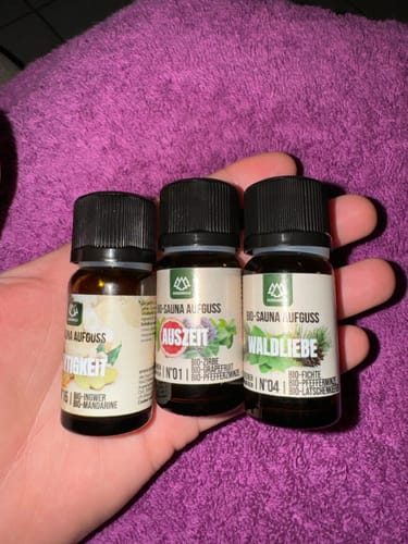 Customer photo review of Bio-Sauna Aufguss Konzentrat Discovery Box 24er