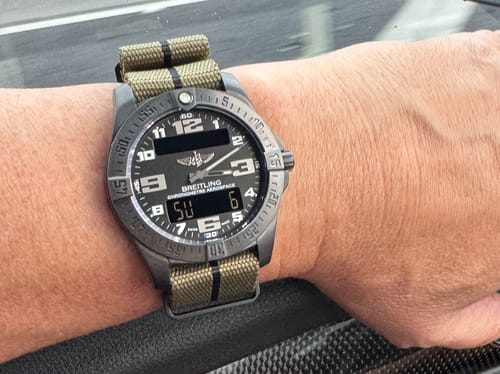 Customer photo review of Five Eye Nylon Watch Strap - Solid