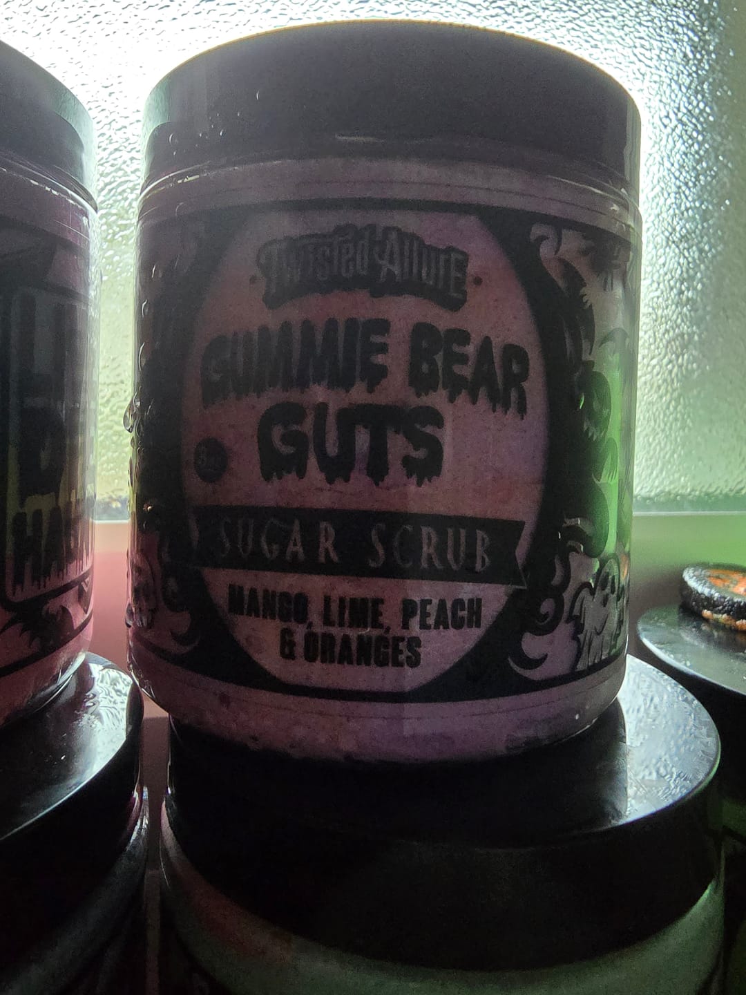 Customer photo review of Gummie Bear Guts Sugar Scrub