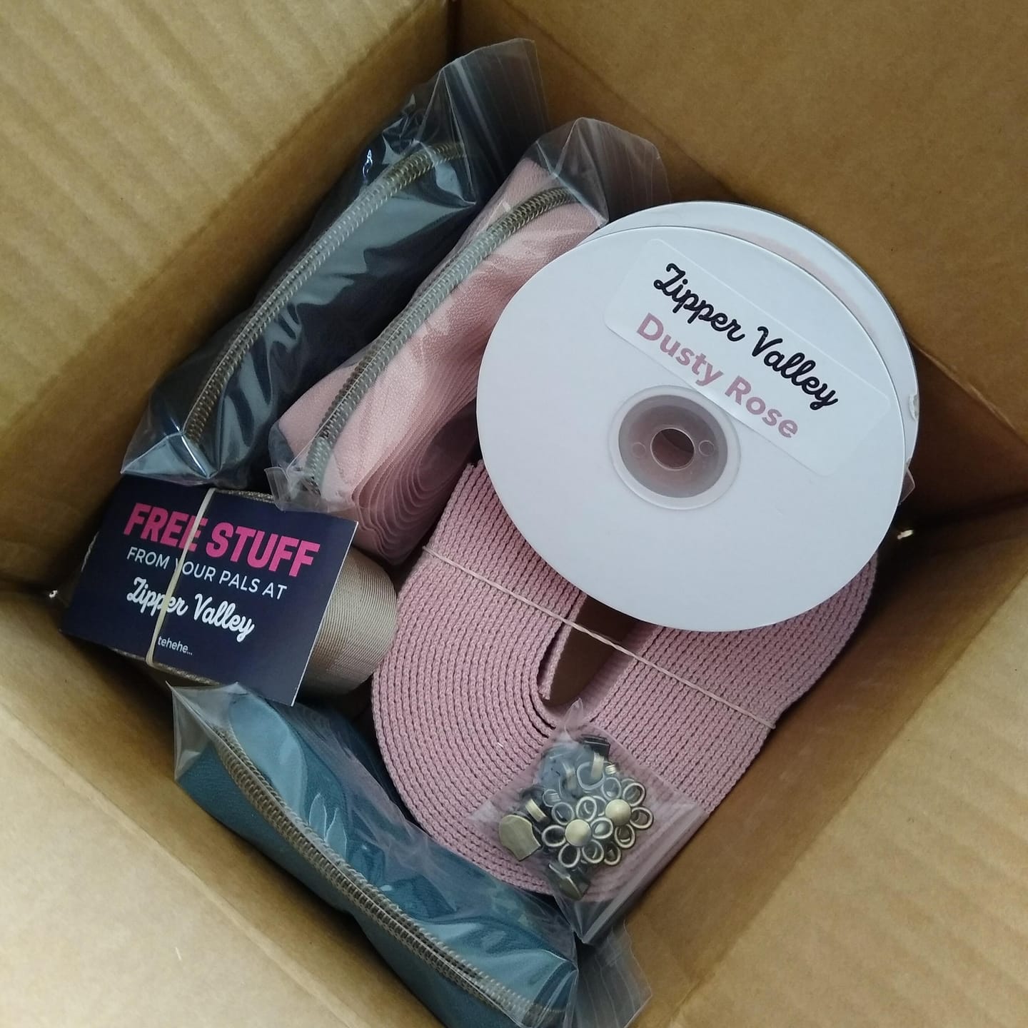 Customer photo review of Dusty Rose - Cotton Webbing