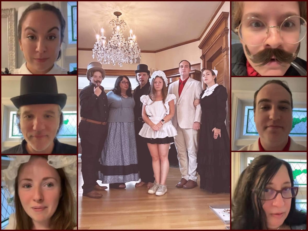 Customer photo review of Sherlock Holmes Murder Mystery Host Your Own Game Kit
