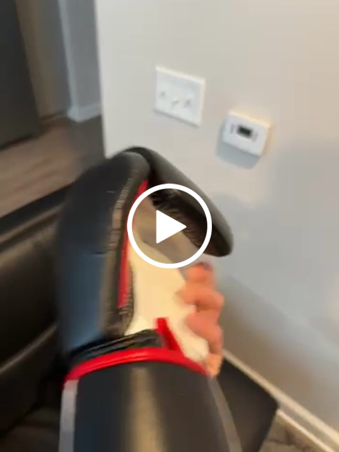 Customer video review of Fairtex BGV1 Black/White/Red Muay Thai Boxing Glove