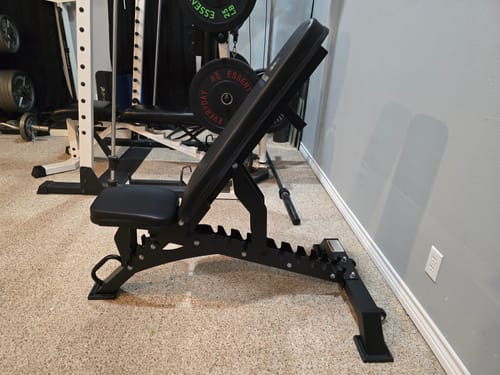 Customer photo review of Major Fitness Adjustable Bench | 1300Lbs Capacity Weight Bench PLT01