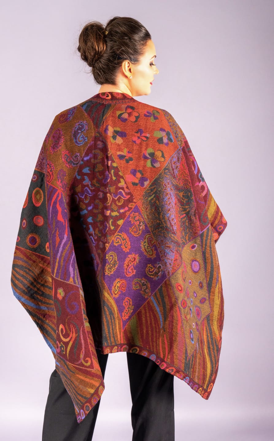 Customer photo review of Classic Cape~Plum color