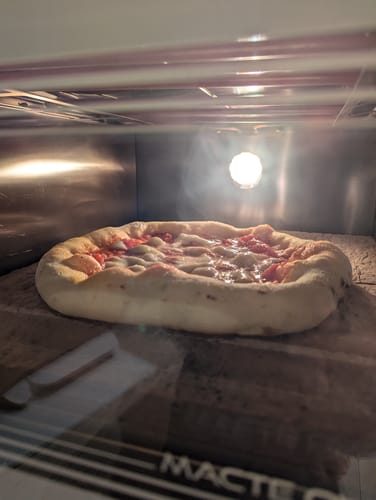 Customer photo review of Macte Ovens Nettuno | Forno elettrico per pizza e pane
