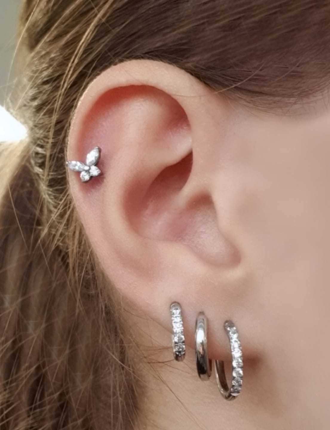 Customer photo review of Klara Ohrringe | 18K vergoldet
