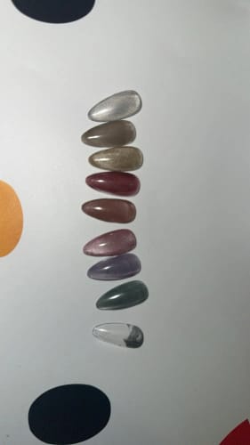 Customer photo review of Magnetic Cat Eye Gel Nail Polish/6Pcs 🔥Total Savings Pack🔥