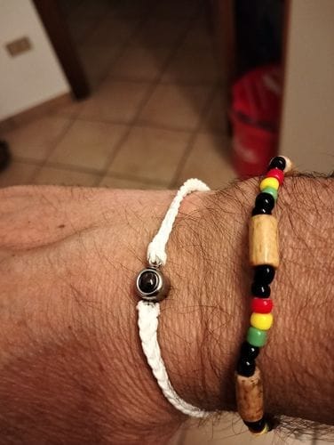 Customer photo review of Bracciale con foto personalizzato