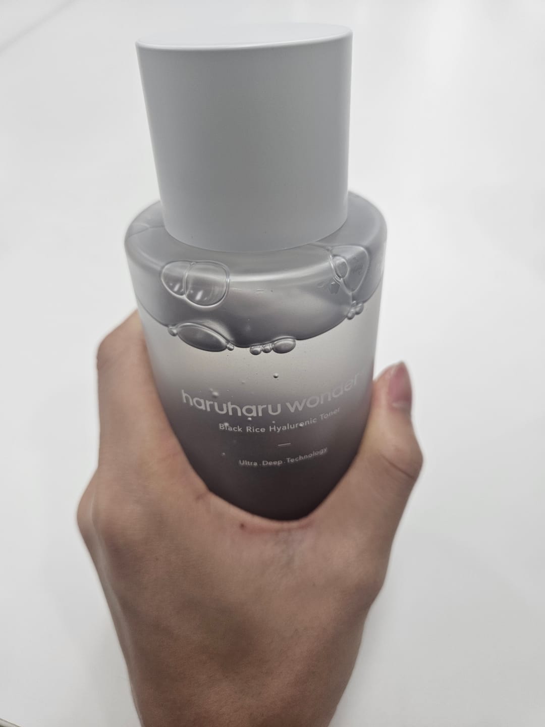 Customer photo review of BLACK RICE hyaluronic toner 300ml