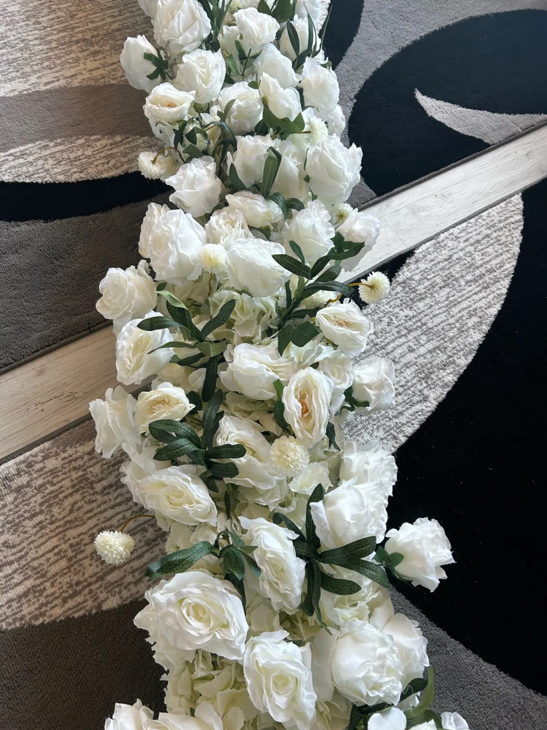 Customer photo review of flower ring and  flower ball custom