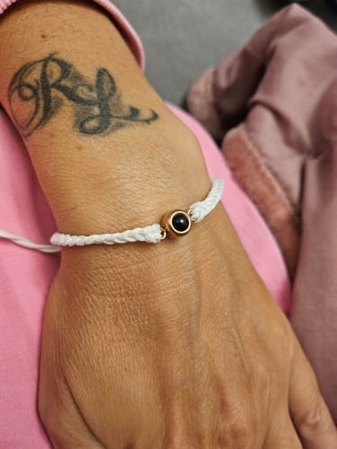 Customer photo review of Bracciale con foto personalizzato