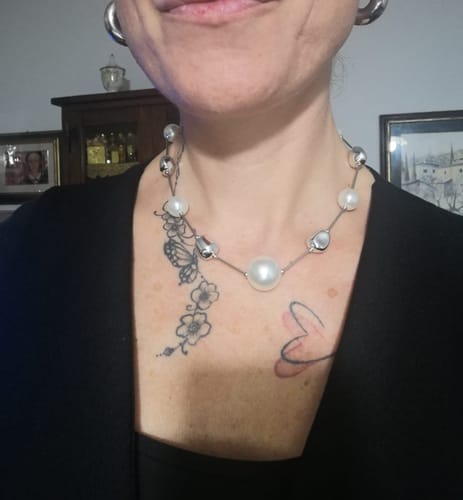 Customer photo review of Collana Silverpearl