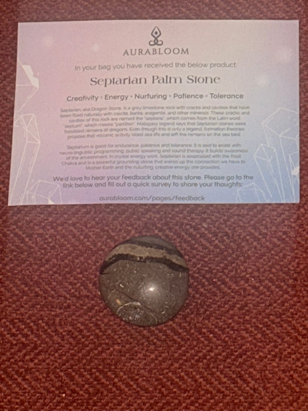 Customer photo review of Prosperous Living (e-Book)